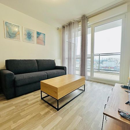 Agreable 2 Pieces Avec Balcon Et Parking Transports By Immo Kit Bnb Sarcelles Ngoại thất bức ảnh