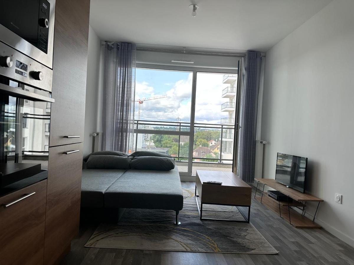 Agreable 2 Pieces Avec Balcon Et Parking Transports By Immo Kit Bnb Sarcelles Ngoại thất bức ảnh
